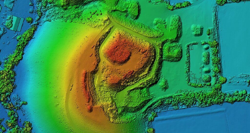 DHM-Screenshot-Agisoft-Metashape-Professional-Digitales-Höhenmodell-Raster-Höhenmodell-Geländemodell-Drohnenaufnahme-LiDAR-Drohne-Photogrammetrie-Drohne-GeoTIFF
