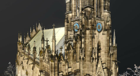nahaufnahme-foto-3D-visualisierung-3d-rendering-cgi-mesh-modell-elisabethenkirche-basel-hohe-auflösung-drohne