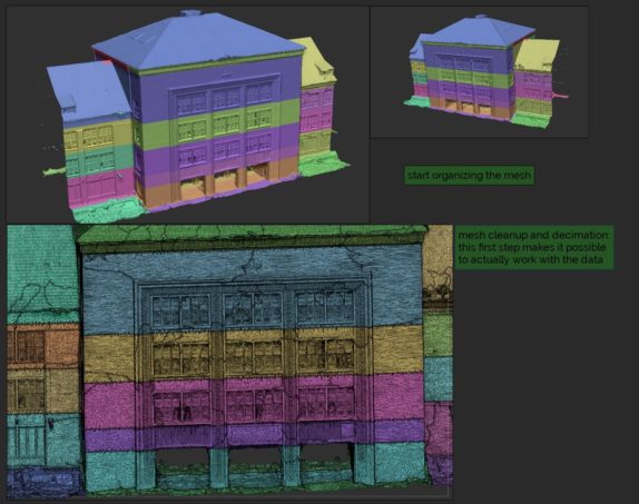 Sortierung-Organisation-der-Scans-Mesh-Bearbeitung-Mesh-Decimation-VR-Scan-vr-scans-3d-scans-3D-Modeling-für-Virtual-Reality-VR-VFX-und-Gaming