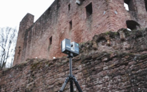 Faro-Laserscanner-3D-Vermessung-Burgen-per-Drohne-Bildvermessung-3D-Laserscans-Logxon-Burg-Freienstein-Odenwald