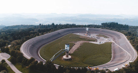 Flächenvermessung-per-Drohne-Stausee-Schwarzwald-Wald-Kraftwerk-Energiewirtschaft-Vermessung