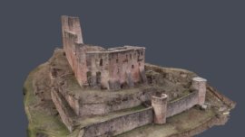 Drohnenvermessung-Burgruine-Freienstein-3D-Burg-Vermessung-CAD-Modellierung-Planerstellung-32