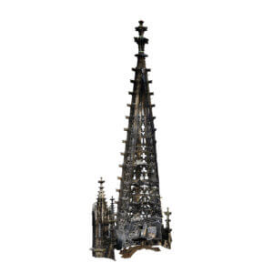 3D-Vermessung-Kirche-Drohne-Photogrammetrie-Laserscanning-Denkmalvermessung-Screen-Rendering-Schnitt-Elisabethenkirche-Turm-Turmspitze-Fasssade-Ansicht-Fassadenansicht-Kirche