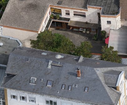 Ergebnisse-Drohnen-Einsatz-3D-Aufnahmen-zur-Vermessung-Schule-Rodgau-5 Texturierte-Punktwolke-Photogrammetrie-Drohne-Ergebnisse-Drohnen-Einsatz-3D-Aufnahmen-zur-Vermessung-Schule-Rodgau