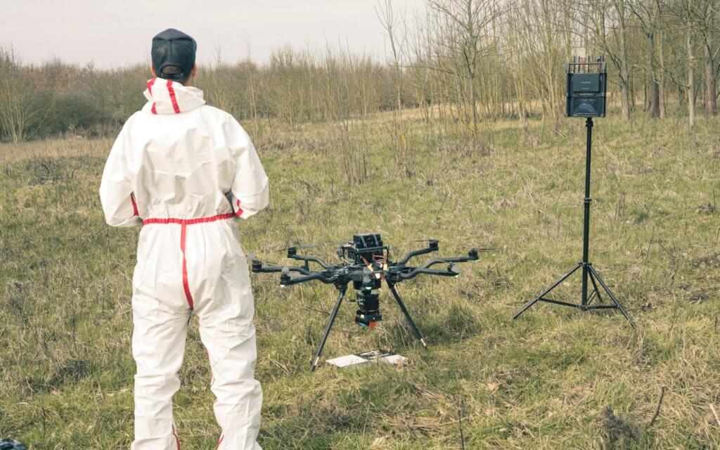 UAV LiDAR Vermessung zur Erfassung der Vegetationsstruktur von Waldflächen an der Elbe in Brandenburg