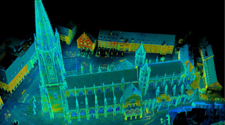 LOGXON-Freiburg-Muenster-Vermessung-Laserscan-Porter-Punktwolke-scan-laser-kirche-pointcloud-3D-Kirchen-Vermessung-per-Drohne