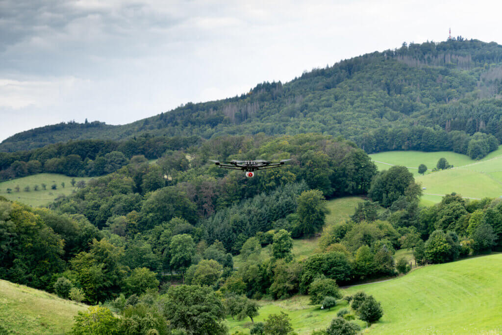 Forest-survey-LOGXON-PORTER-UAV-LiDAR-Riegl-VUX-1-22-UAV-at-LOGXON-Porter-Multicoper-UAV-LiDAR-Surveying-Airborne-Laser-Scanning-Drone-Riegl-VUX-1-22-UAV-LOGXON-Porter-Multicoper